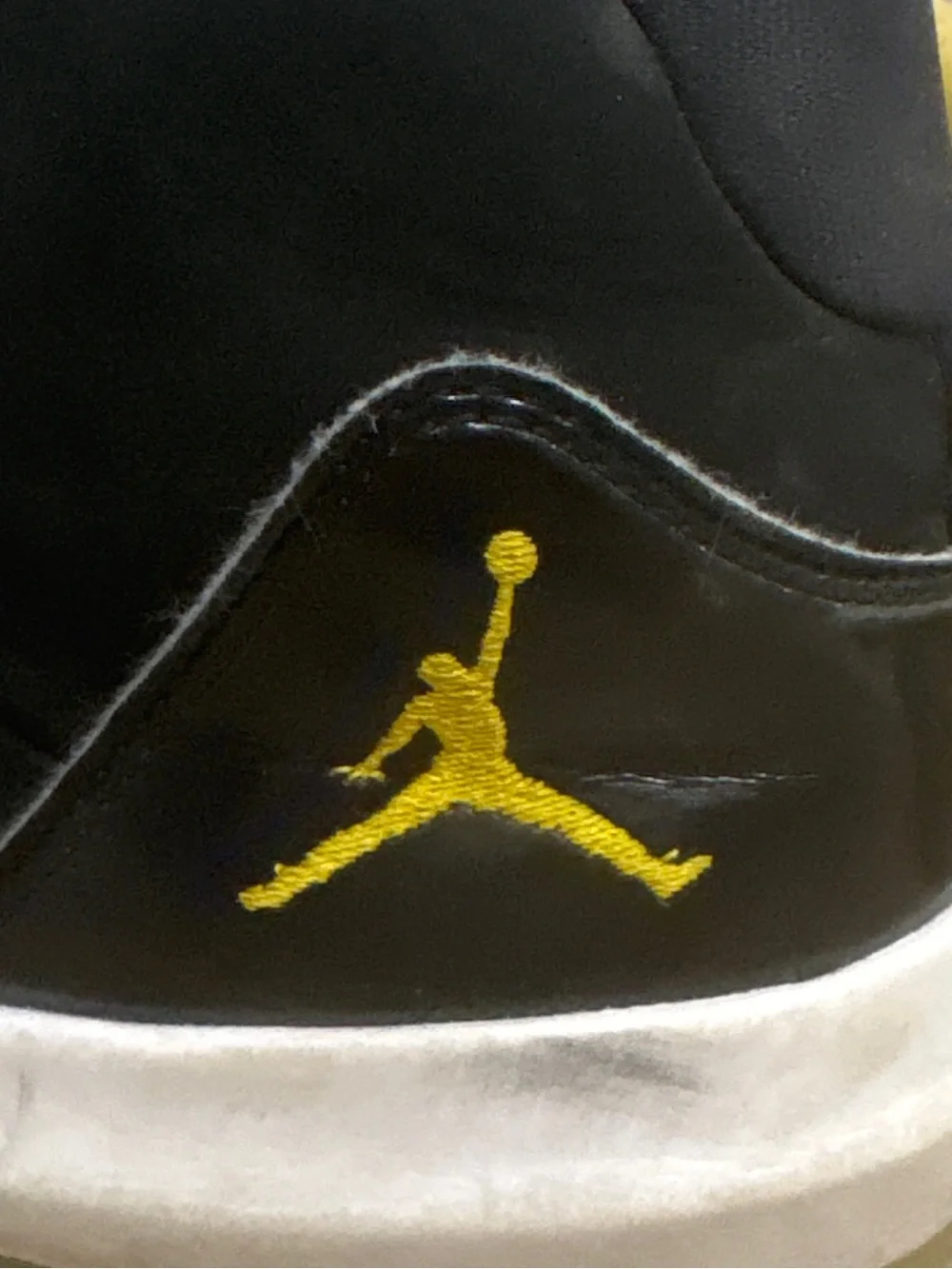 Jordan Men's High-Top Basketball Sneakers - Black/Gold